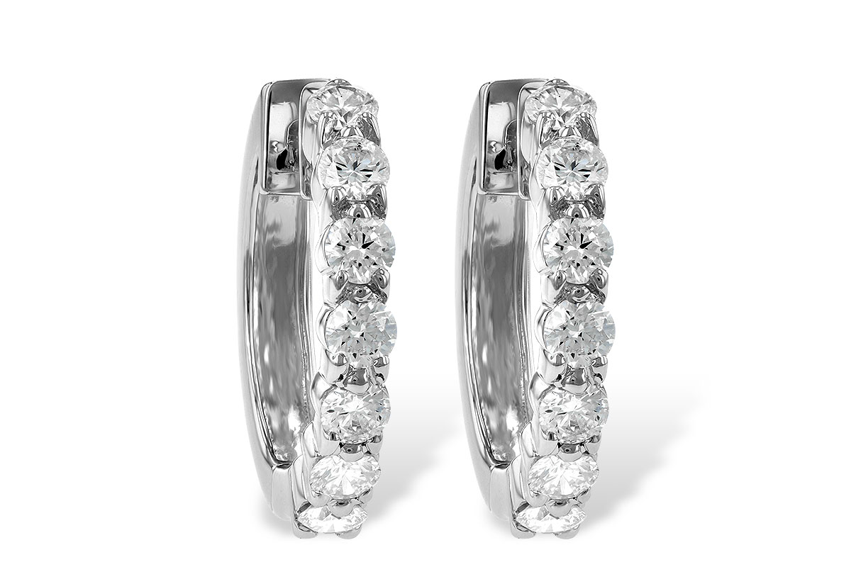 A047-12011: EARRINGS 1.00 CT TW