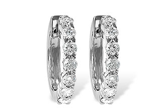 A047-12011: EARRINGS 1.00 CT TW