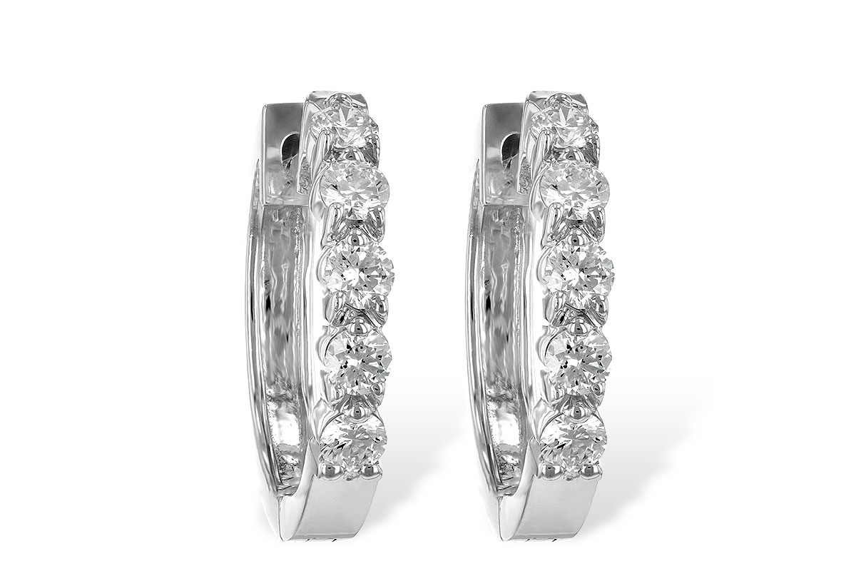 A231-66557: EARRINGS .50 TW