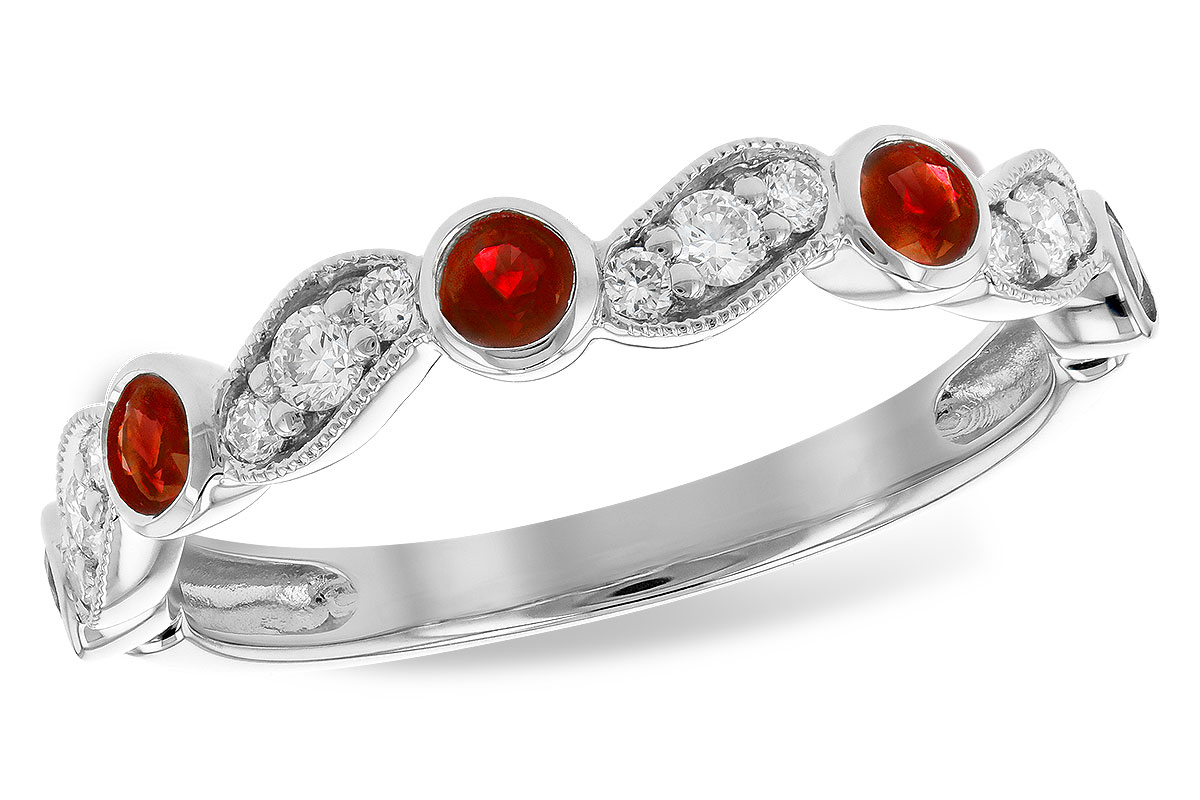 A233-52039: LDS WED RG .40 RUBY .59 TGW