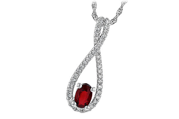 A236-20211: NECK .50 RUBY .74 TGW