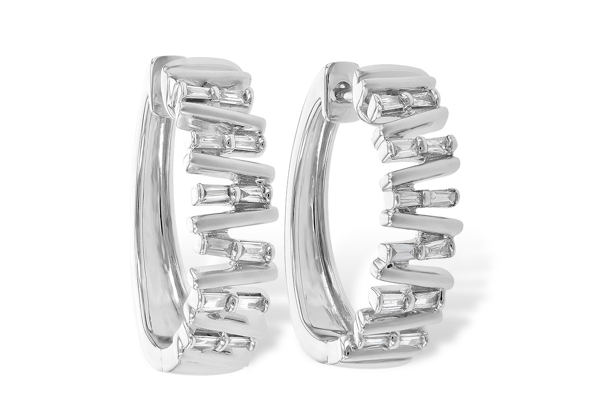 A236-22984: EARR .30 TW BAGUETTE DIAS