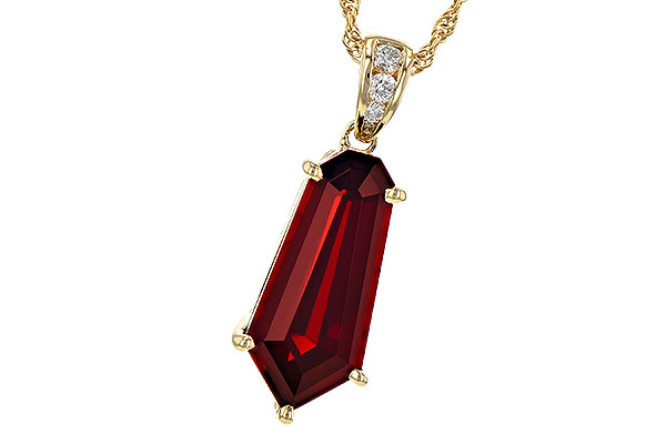 A236-25639: NECK 3.44 GARNET 3.50 TGW