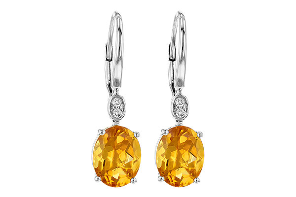 A236-26548: EARR 3.20 TW CITRINE 3.25 TGW (9x7MM CIT)