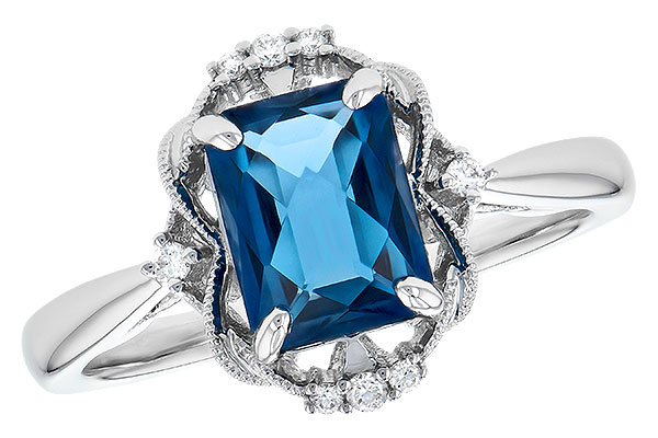 A318-93848: LDS RG 1.70 LONDON BLUE TOPAZ 1.76 TGW