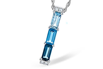 A318-93866: NECK 1.26 BLUE TOPAZ 1.30 TGW