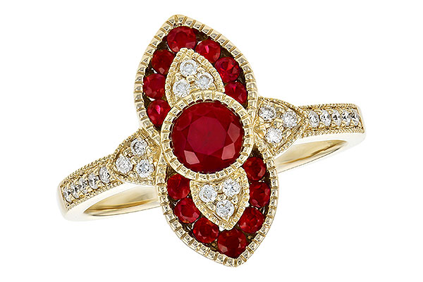 A318-93893: LDS RG .63 TW RUBY .75 TGW