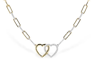 A319-85639: NECKLACE .52 TW