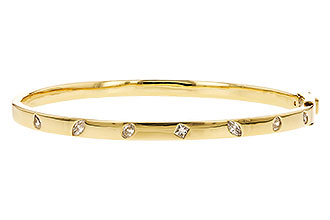 A319-88402: BANGLE .35 TW FANCY CUT DIAMONDS