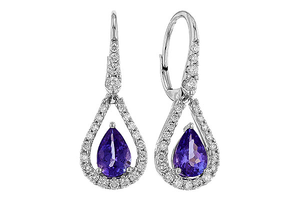 A320-73857: EARR 1.48 TW TANZANITE 1.98 TGW (7x5 PEAR)