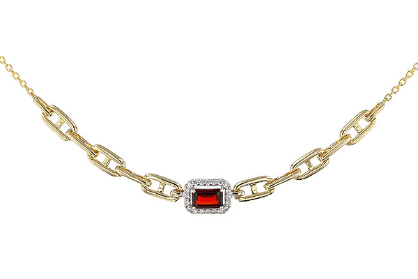 A320-74757: NECK .63 GARNET .75 TGW (6x4MM E.C. GAR / 18")