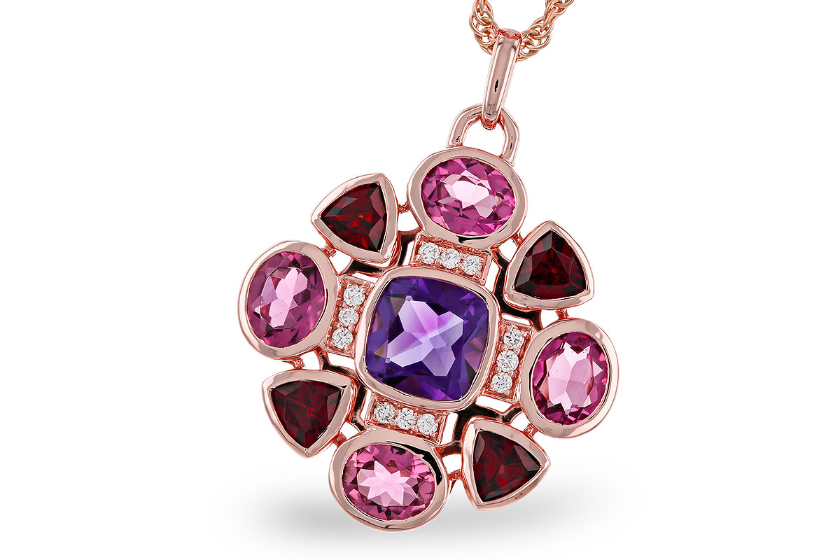 A320-75639: NECKLACE 2.76 SEMI-PREC (AM,GT,PT) 2.82 TGW