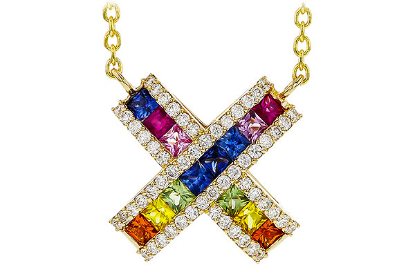 A320-75657: NECK .84 MULTI-COLOR SAPP 1.11 TGW (18")