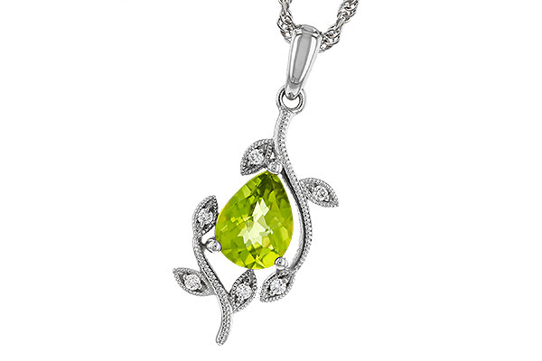 A320-75675: NECKLACE 1.16 PERIDOT 1.21 TGW (8x6MM PER)