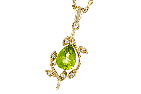 A320-75675: NECKLACE 1.16 PERIDOT 1.21 TGW (8x6MM PER)