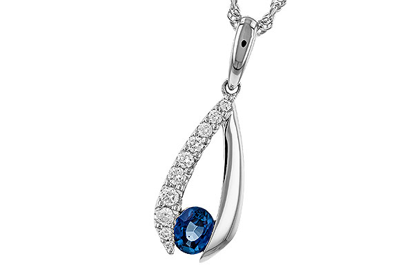 A320-78366: NECKLACE .38 SAPP .54 TGW (5x4 SAPP)