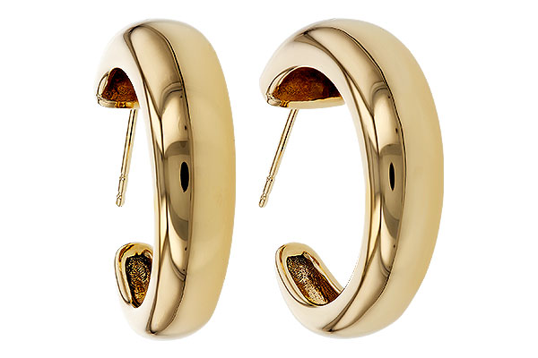 A320-80202: GOLD EARRINGS (20MM)