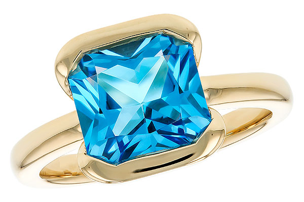 A321-63848: LDS RG 3.50 CT BLUE TOPAZ (9MM BT)