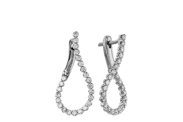 A321-63866: EARRINGS .50 TW