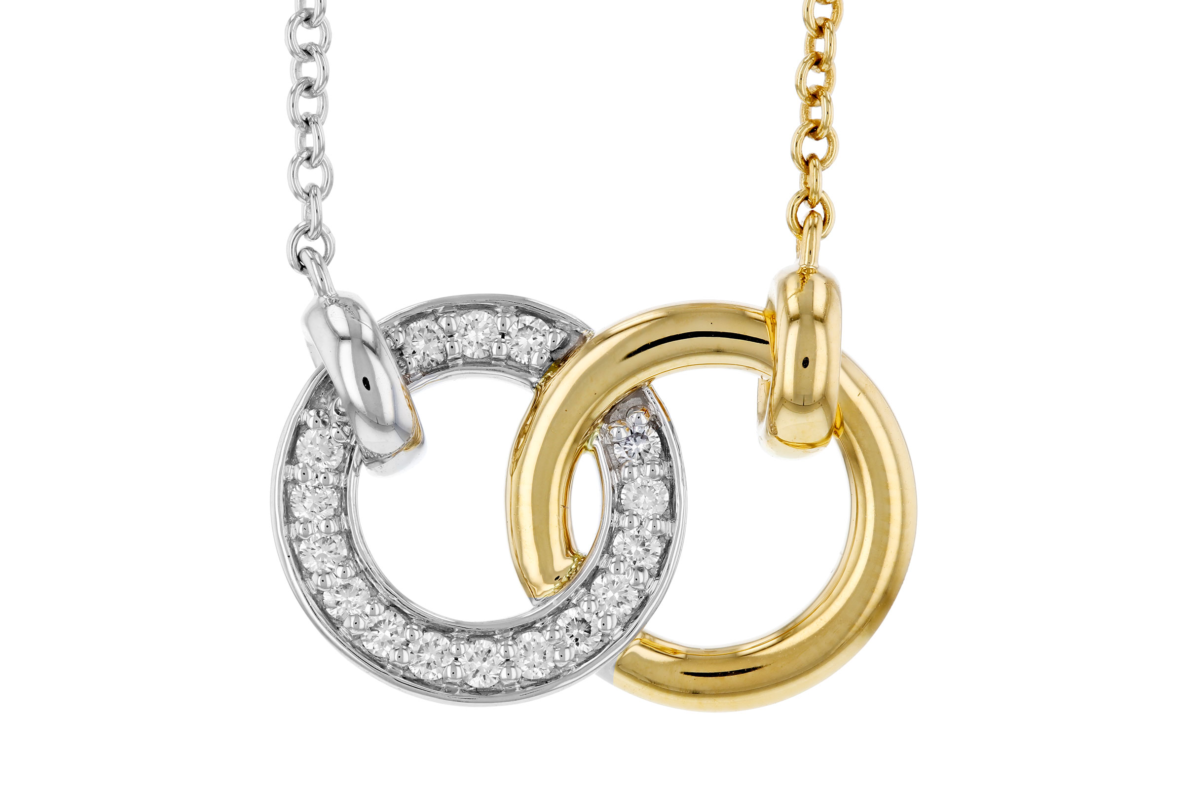 A321-65702: NECKLACE .20 TW (18")
