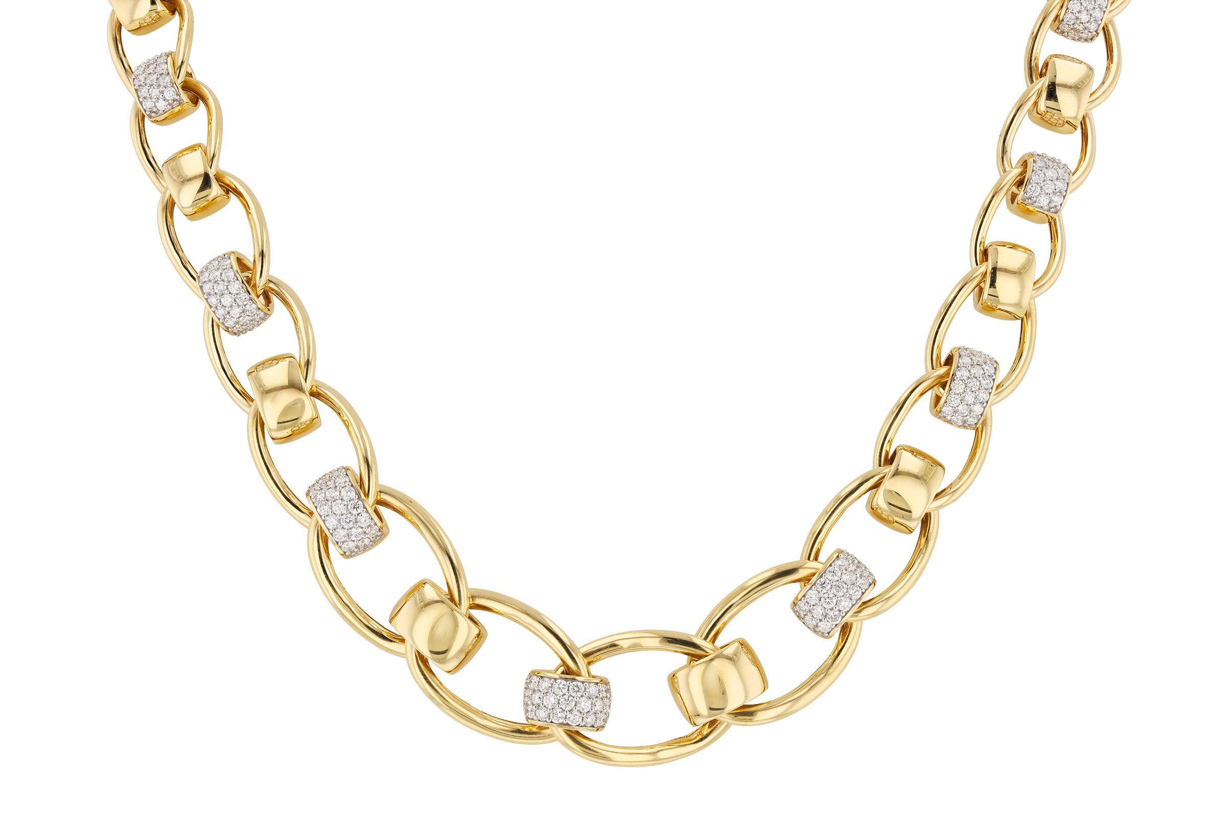 A321-65711: NECKLACE 2.00 TW (17")