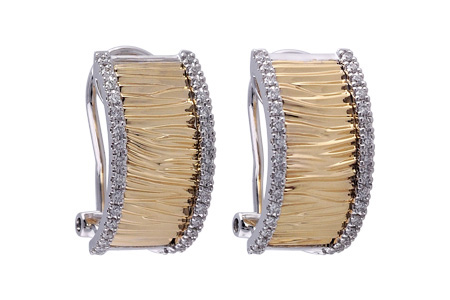 B230-74757: EARRINGS .37 TW