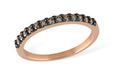 B231-68448: LDS WED RG .27 BROWN DIAS TW