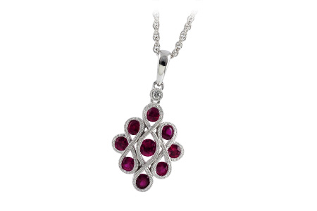 B232-56611: NECK .85 RUBY .87 TGW