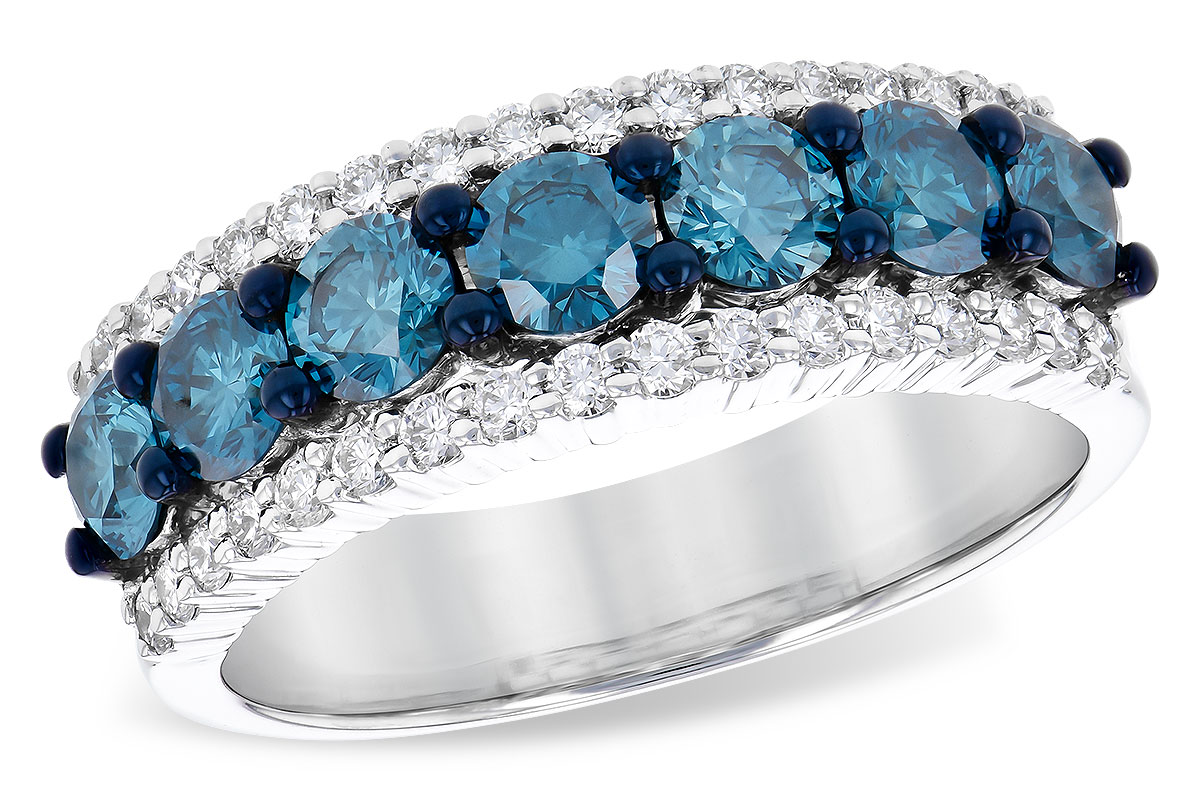 B235-30229: LDS WED RG 1.26 BLUE DIAS 1.70 TGW