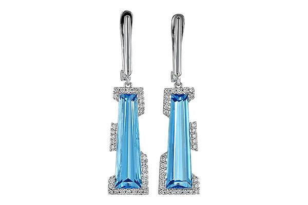 B236-19348: EARR 6.12 TW BLUE TOPAZ 6.33 TGW