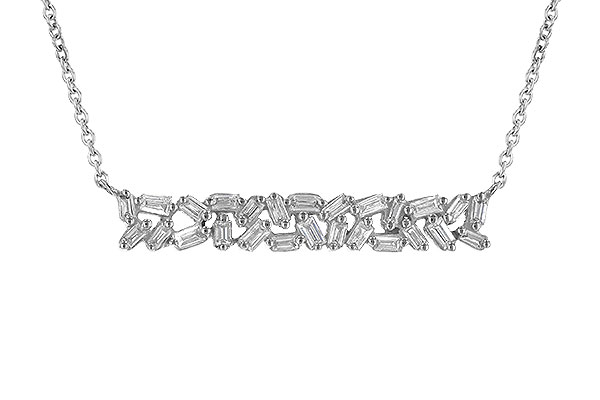 B236-22911: NECK .24 TW BAGUETTES