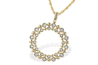 B236-22920: NECKLACE .12 TW