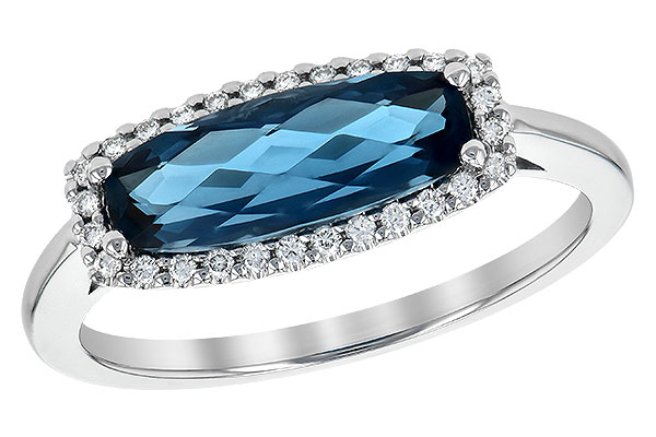 B236-22984: LDS RG 1.79 LONDON BLUE TOPAZ 1.90 TGW