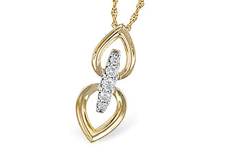 B318-92966: NECKLACE .22 TW