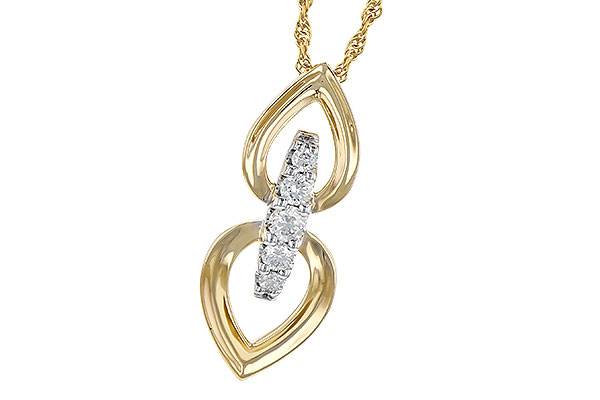 B318-92966: NECKLACE .22 TW