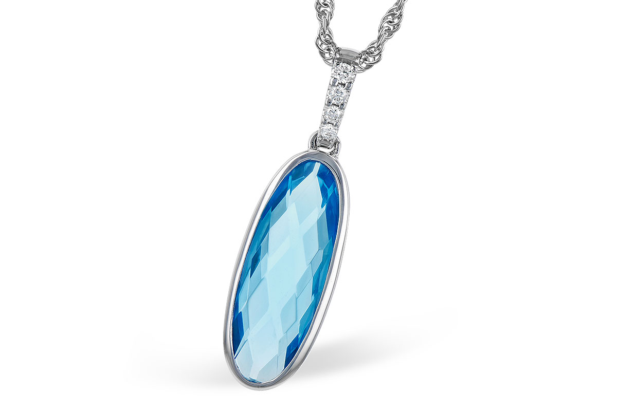 B318-93875: NECK 1.90 BLUE TOPAZ 1.93 TGW