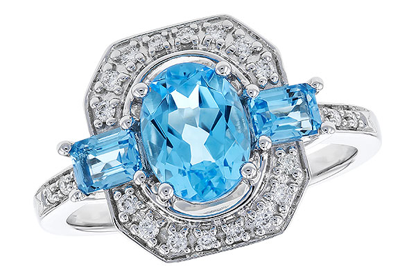 B319-84802: LDS RG 1.75 TW BLUE TOPAZ 1.90 TGW