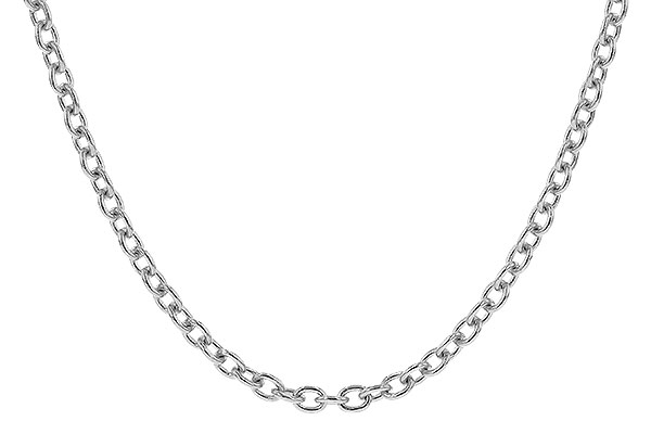 B319-88393: CABLE CHAIN (22", 1.3MM, 14KT, LOBSTER CLASP)