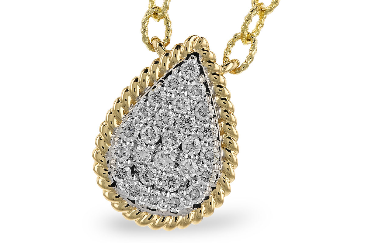 B319-89320: NECKLACE .32 TW (18")