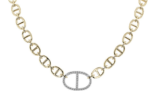 B319-90211: NECKLACE .65 TW (17")