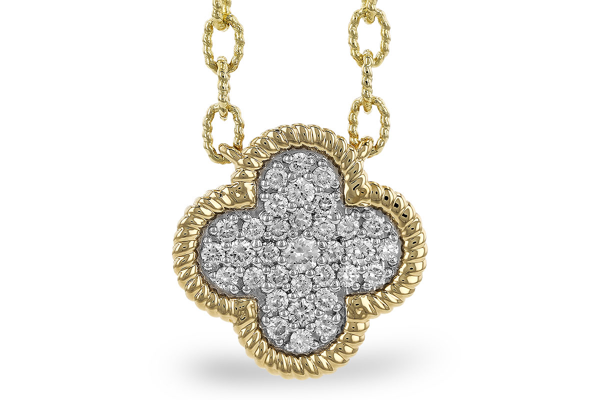 B319-90229: NECKLACE .32 TW (18")