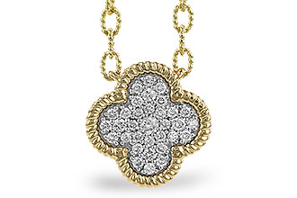 B319-90229: NECKLACE .32 TW (18")