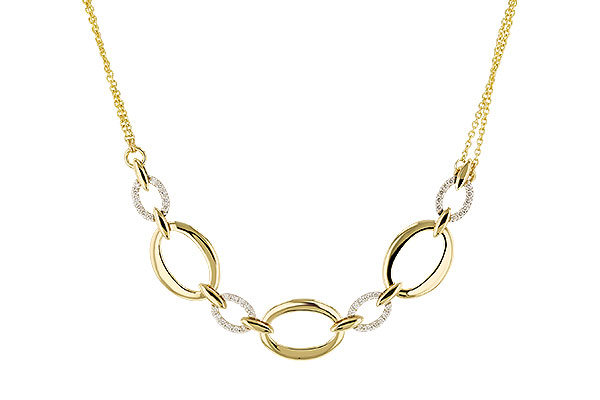 B320-73829: NECKLACE .50 TW (18")