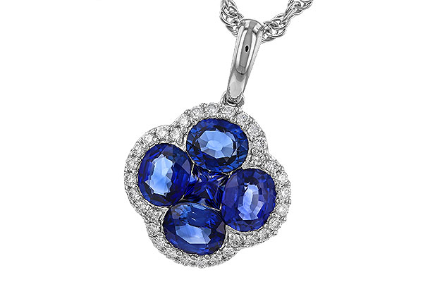 B320-73902: NECKLACE 1.72 SAPPHIRE 1.87 TGW