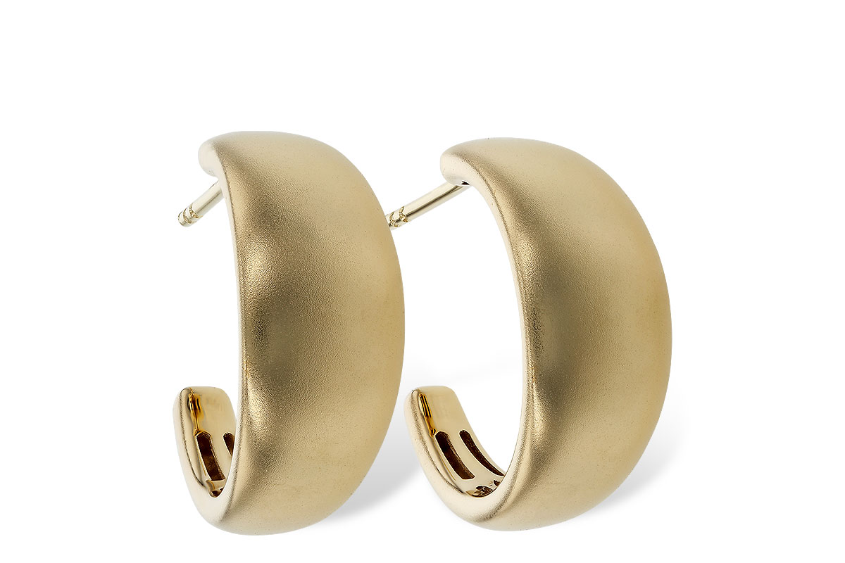 B320-74757: GOLD EARRINGS (20MM)