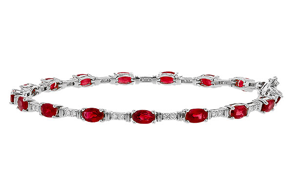 B320-74811: BRACELET 4.65 RUBY 4.97 TGW (7")