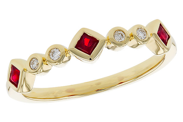 B320-76620: LDS WED RG .22 RUBY .27 TGW