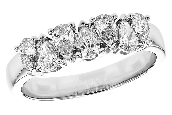 B320-77466: LDS DIA WED RG .97 TW (7 PEARS)