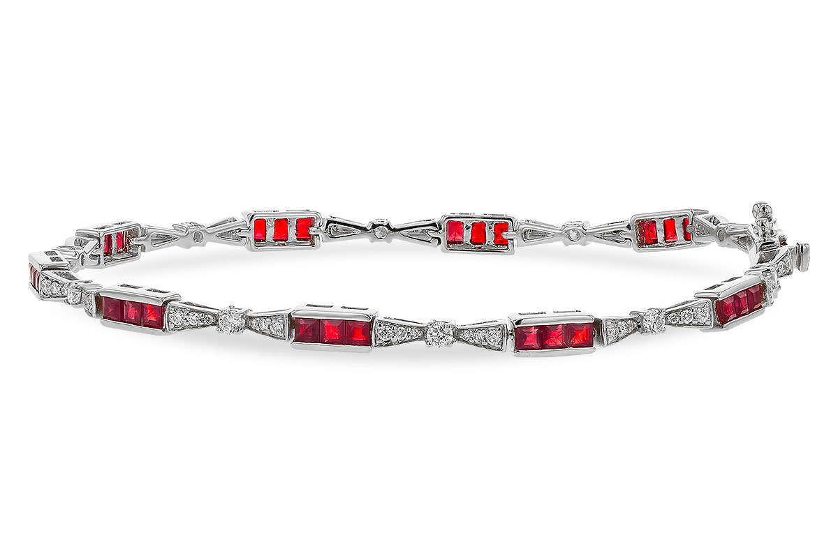 B320-78402: BRACELET 2.05 RUBY 2.70 TGW (7")