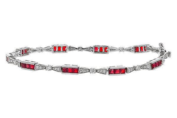 B320-78402: BRACELET 2.05 RUBY 2.70 TGW (7")